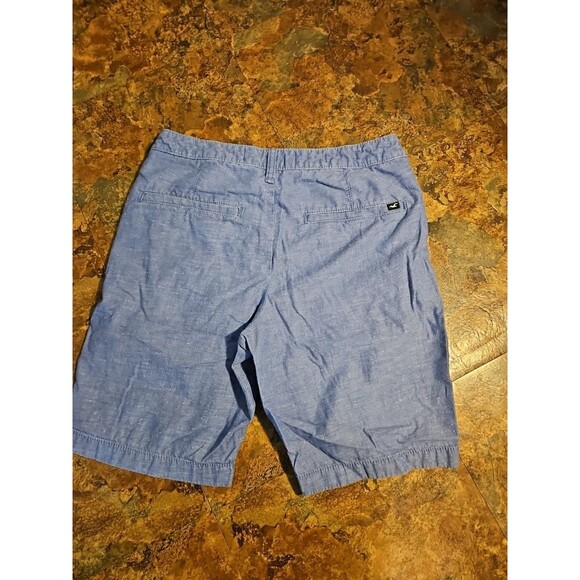Hollister Shorts Mens 28 Blue Classic Fit‎ Chino  Pockets Cotton Preppy - Picture 4 of 6